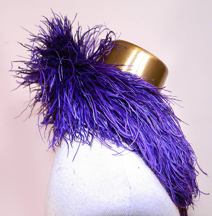 Victorian Purple Ostrich Feather Neck Boa Collar Scarf & Tassels. This beautiful boa, neck collar style small stole scarf measures 23 inches long, with additional 8 inch long tassels on the ends. It is in good condition, with only some slight molting of feathers. This is a wonderful piece of antique Victoriana wearable art! 