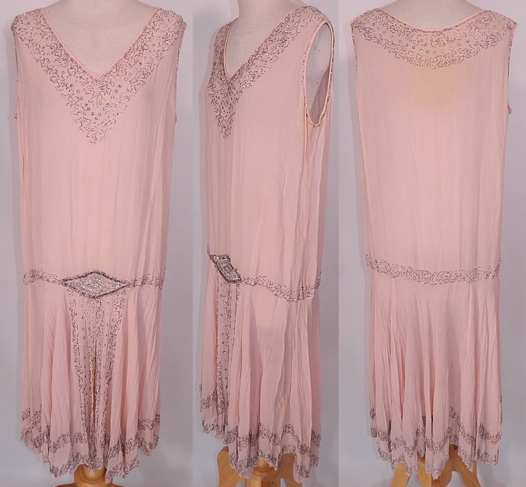 silk flapper dress