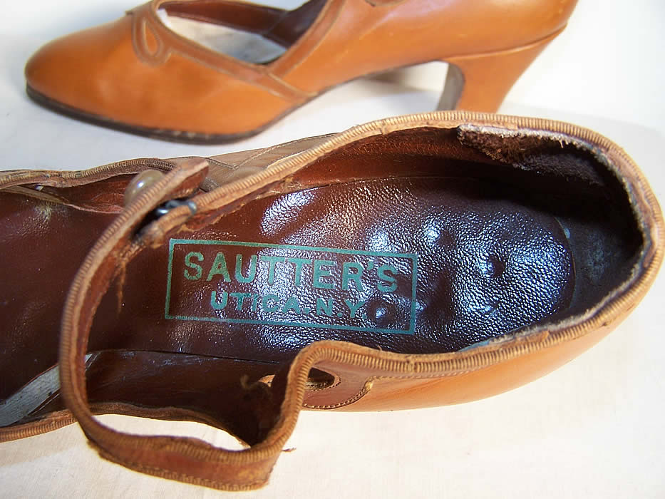  Sautter's N.Y. Unworn Brown Mary Jane Shoes