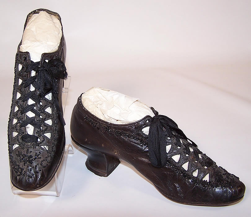 mens leather lattice shoes
