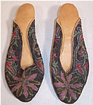 Ottoman Turkish Gold Embroidery Shoes