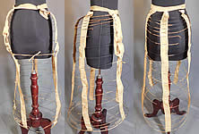 Victorian Bustle Back Wire Hoop Crinoline Cage Petticoat Skirt Support
