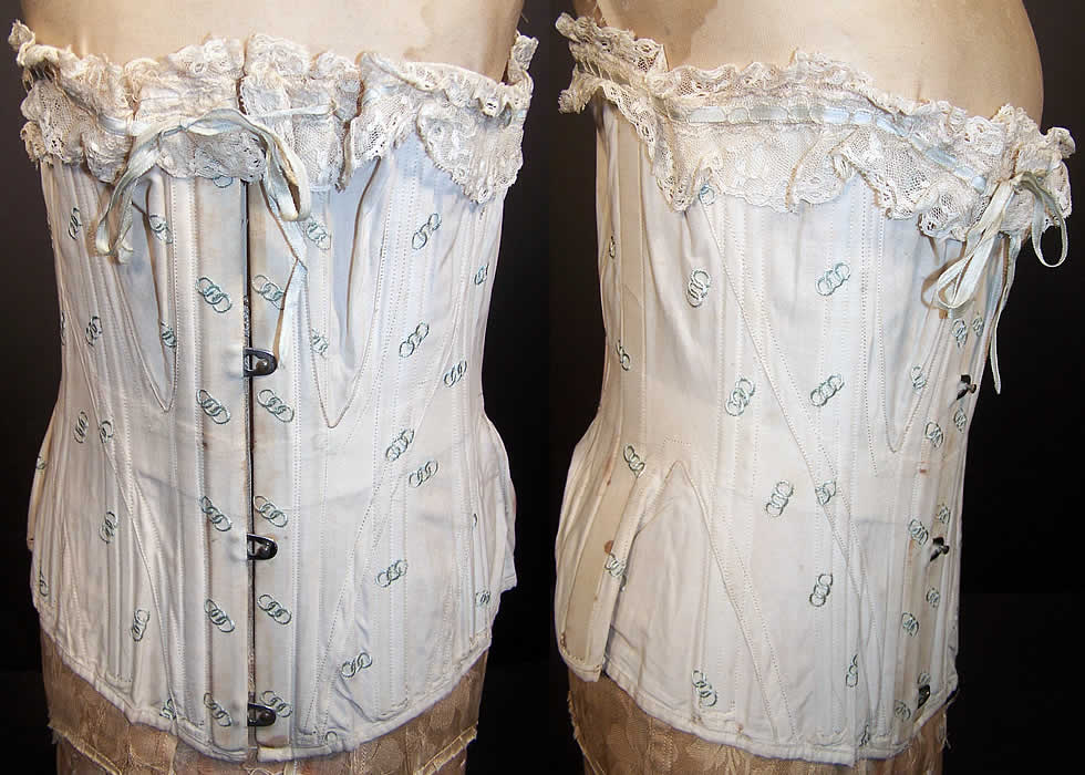 Edwardian Salesman Sample Lily of France Corset   Front view.