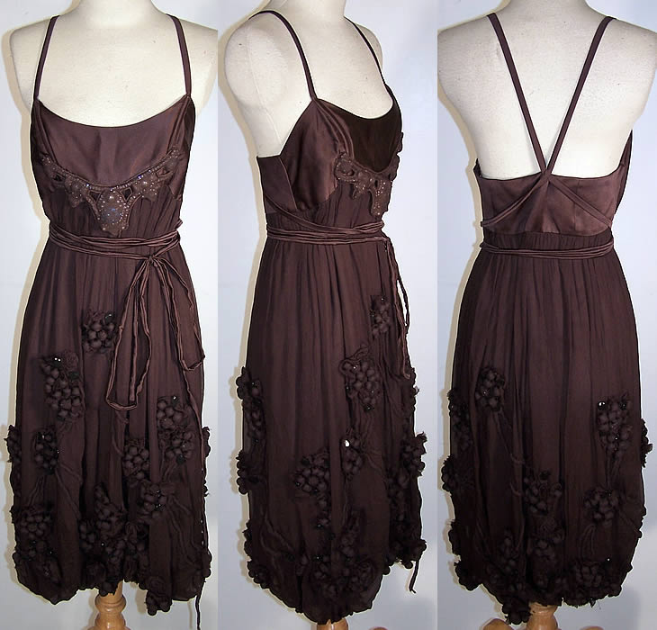 Falguni Shane Peacock Couture Bubble Babydoll Dress   Front view.