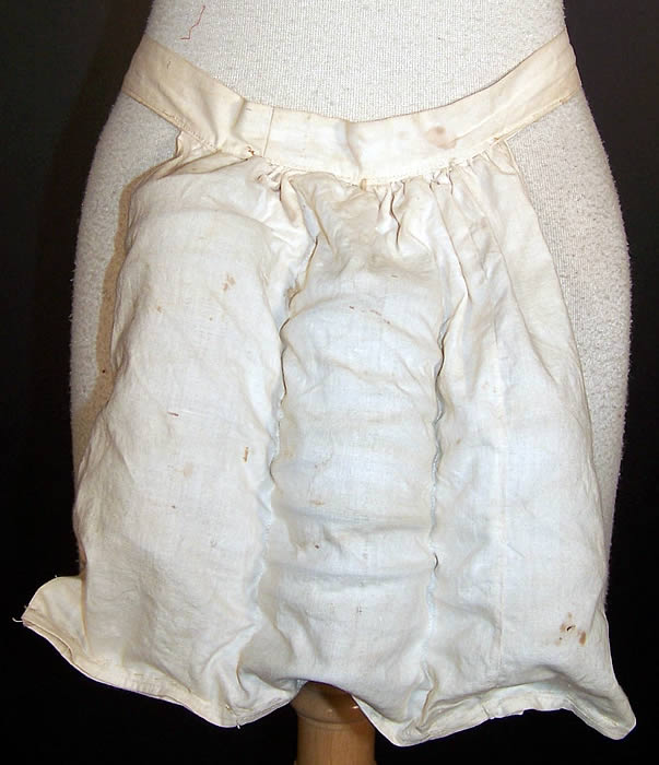 Victorian 3 Coil Spring Crinolette Bustle Pad Support  Front view.
