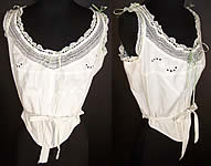 Edwardian White Lace Camisole H&W Brassiere Bra 