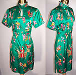 Chinese Cheongsam Silk Embroidered New Year Dress