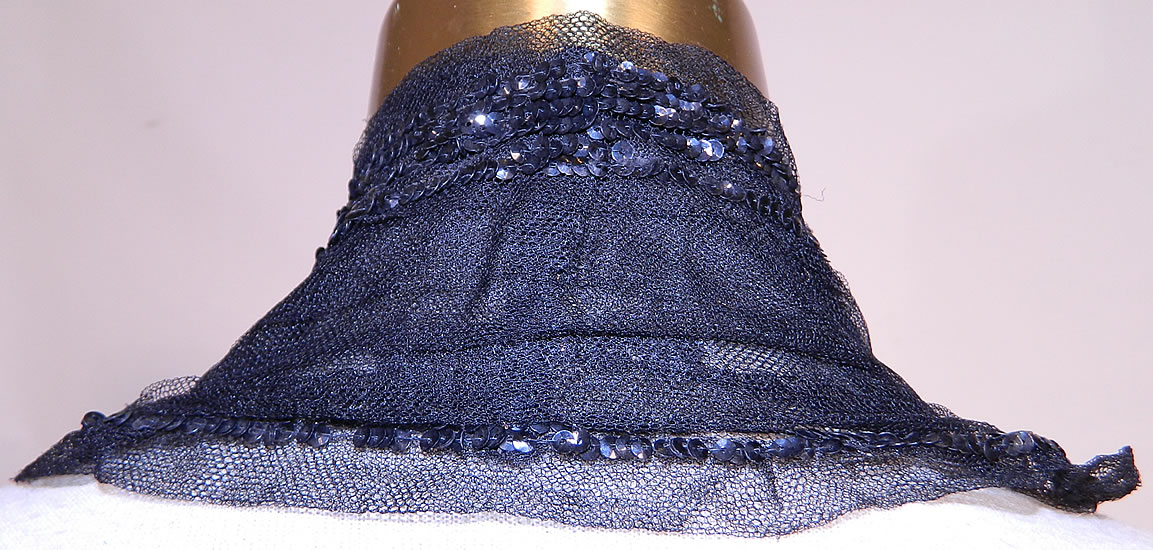 Vintage Art Deco Black Net Sequin Beaded Flapper Neck Boa Scarf Shawl Stole
The scarf measures 100 inches long and is 23 inches wide on each end. It is in good condition. This is truly a wonderful piece of Art Deco wearable beaded textile art! 