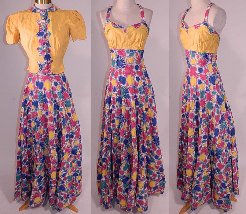 cotton gown with jacket