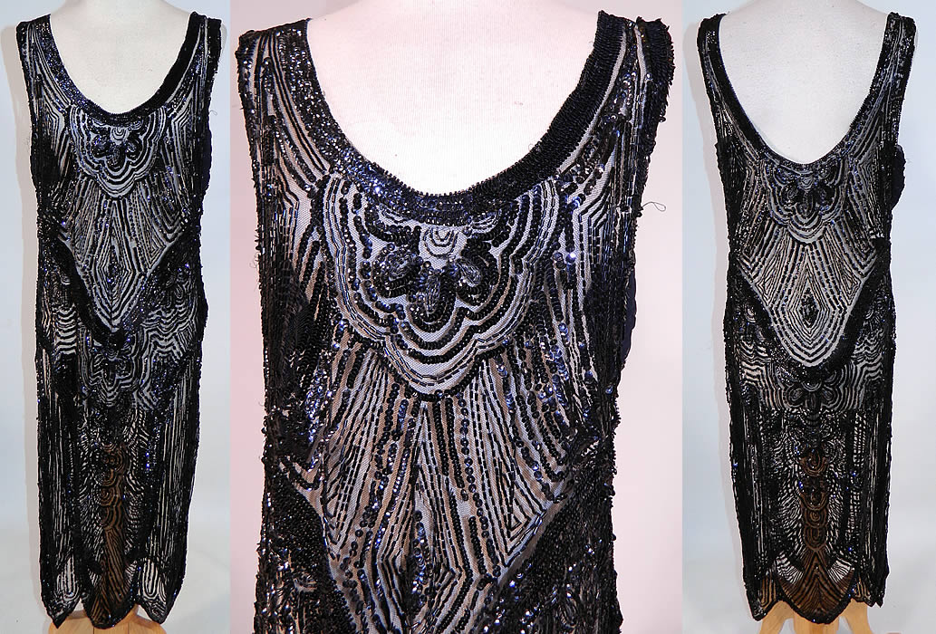 sheer flapper dress