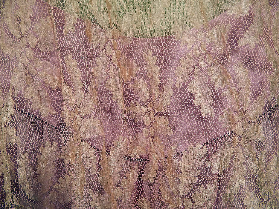 Vintage Lavender Lilac Silk Chemise Slip Dress Ecru Lace Tunic Top Blouse
The dress measures 57 inches long, with 60 inch hips, a 50 inch waist and 40 inch bust. There is a long tunic top over blouse, with a sheer floral lace pattern, short sleeves and scalloped hemline. The top measures 30 inches long, with a 40 inch waist and 40 inch bust. It is in excellent condition. This is truly a wonderful piece of wearable art!