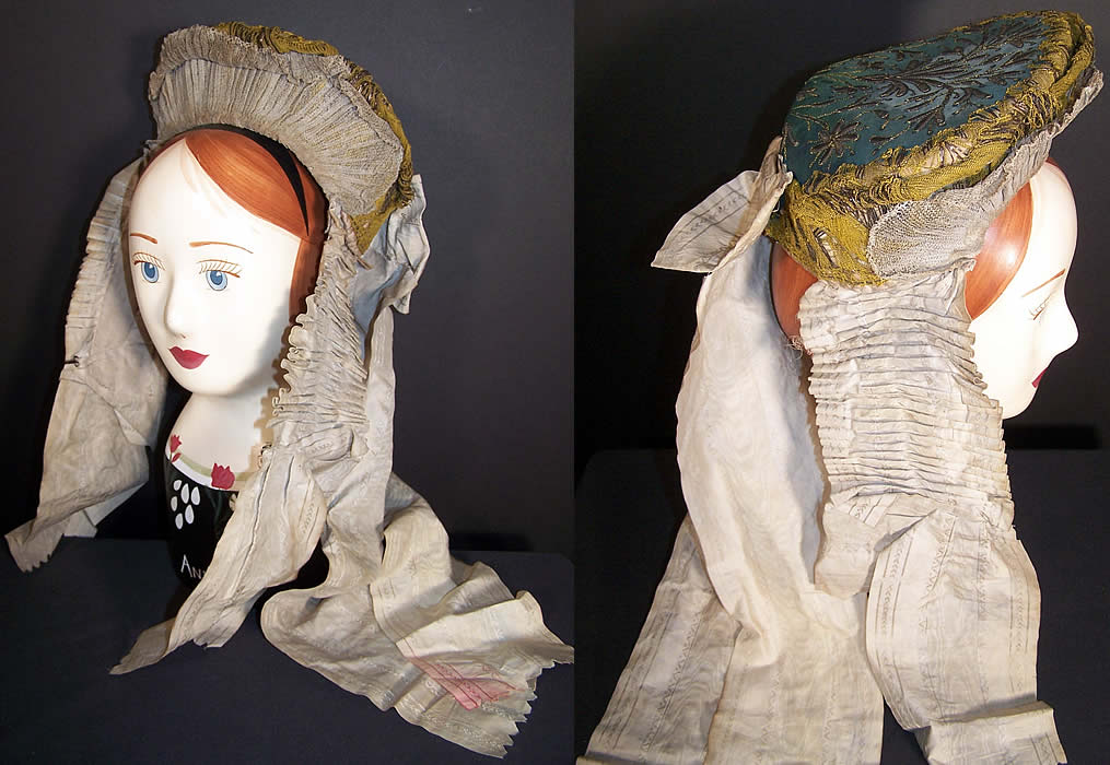 Bavarian Folk Costume Riegelhaube Alsatian Bow Bonnet Front view.