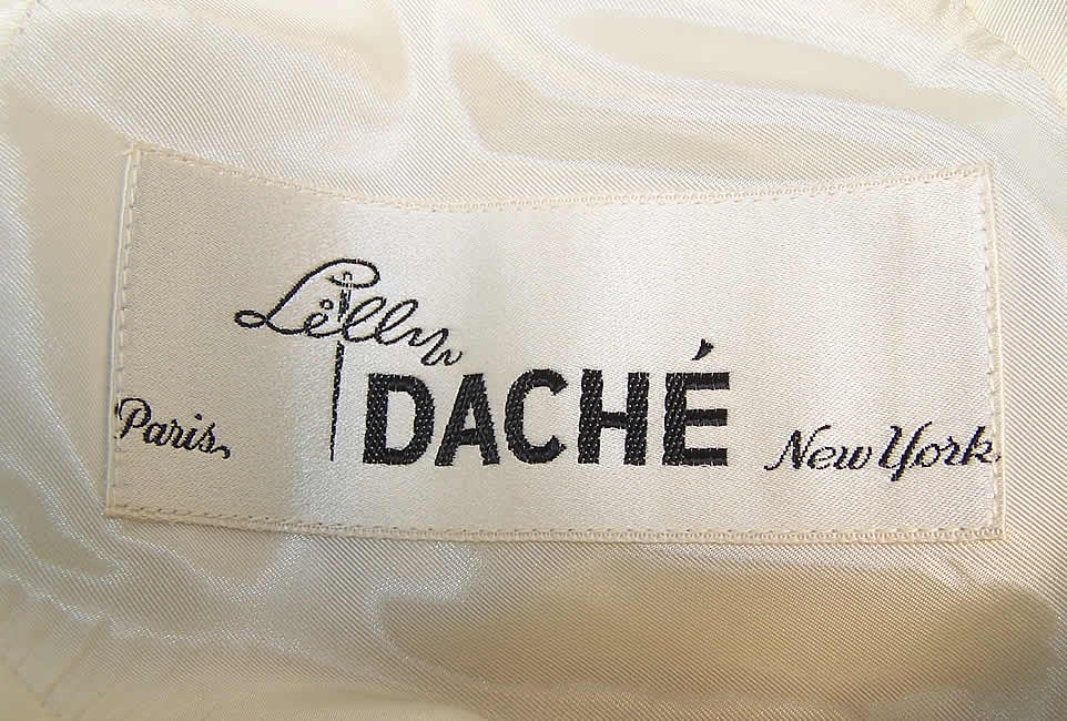 Vintage Lilly Dache Floral Silk Turban Hat Close up.