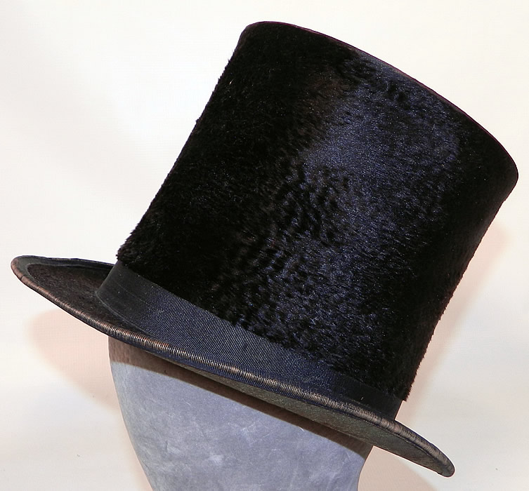 Abraham Lincoln President Stovepipe Stove Pipe Tall Top Hat Victorian Costume 