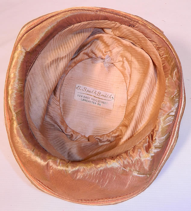 Vintage Colorful Straw Raffia Ribbon Work Embroidered Flapper Cloche Hat. The hat measures 23 inches inside crown circumference. 