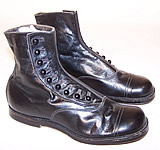 Unworn Victorian Special Merit Mauer Custom Made Black Leather High Button Boots