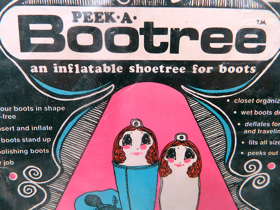 Vintage Peek A Bootree Inflatable Shoetree Boots Pair Retro Mod Women Unused MIP
It is in excellent unused condition, still in the original package, MIP. 